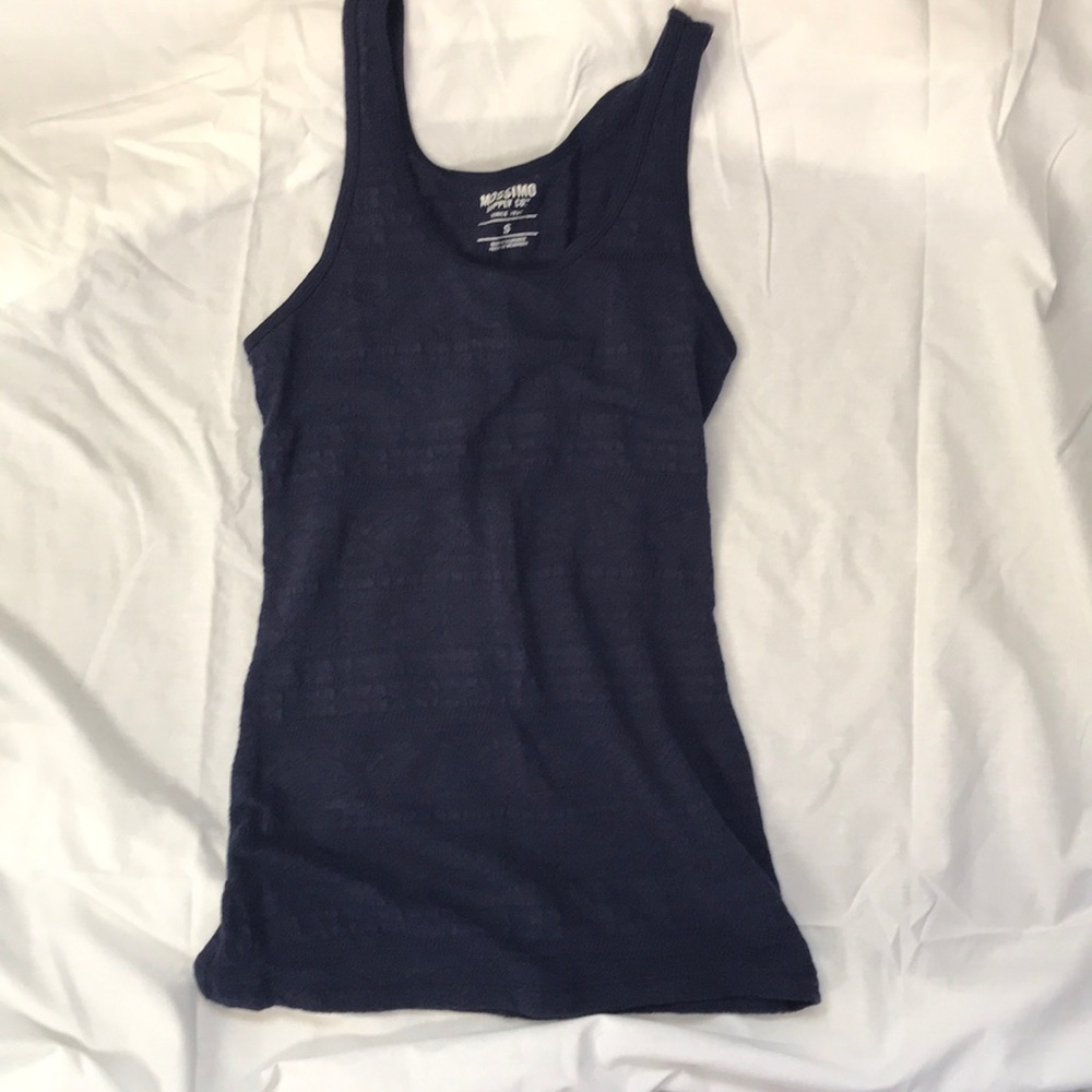 navy blue tank top